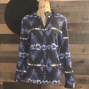 American Living Native/western blouse
